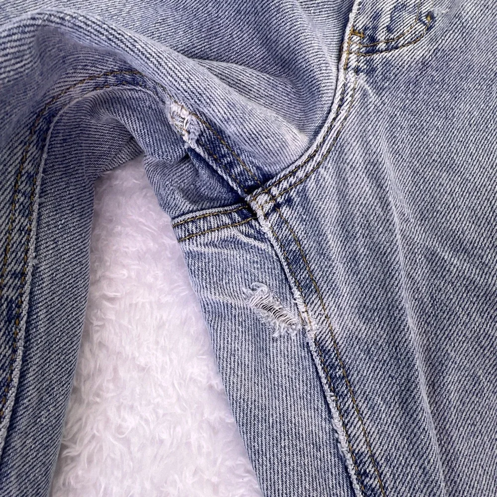 Y2K Tommy Hilfiger Jeans High Waist Mom Jeans Straight Light‎ Wash Women's 6 VTG